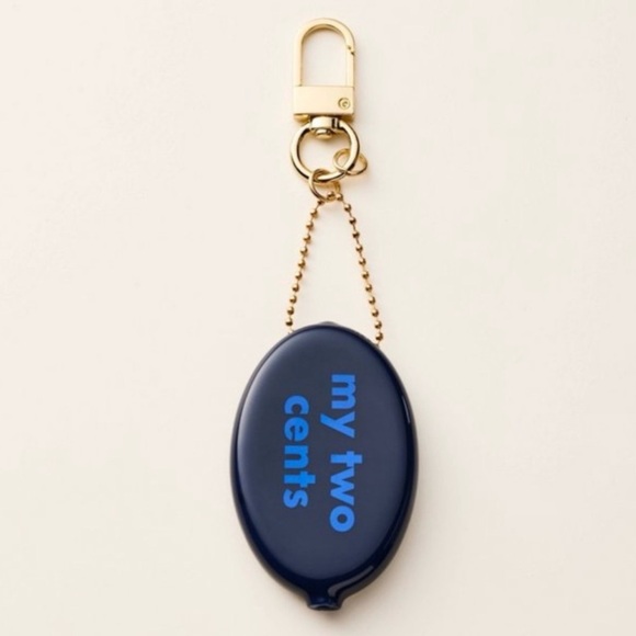 kate spade Accessories - Kate Spade “My Two Cents” Coin Pouch Keychain
